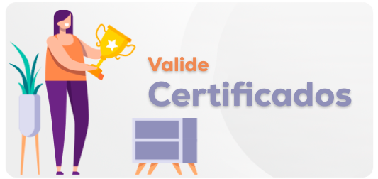 Certificate validation - Course page